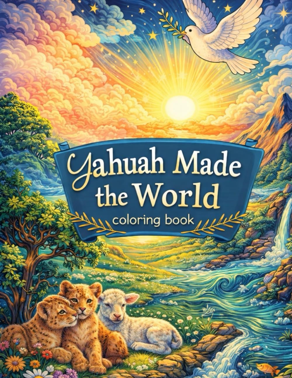 Yahuah Made the World: A Hebrew Roots Coloring Book for Little Ones (Yahuah’s Wo