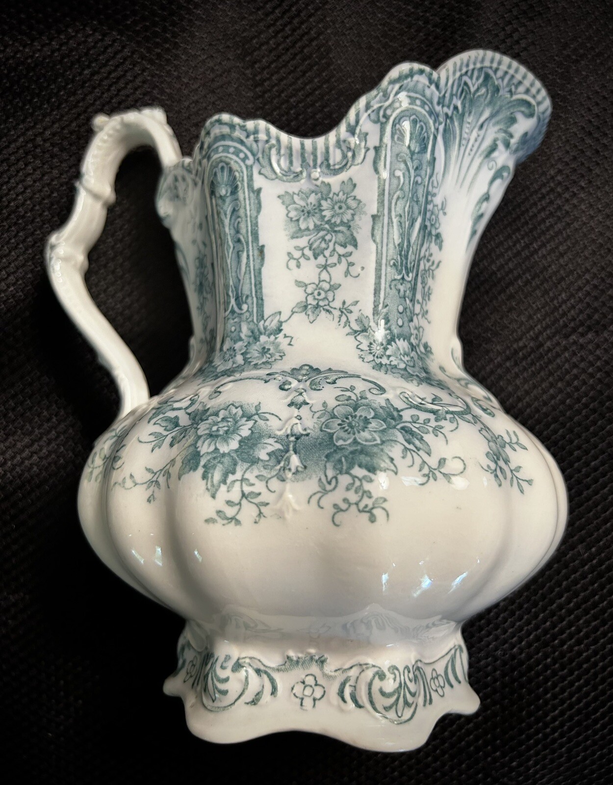 Antique Wood & Son - DUCHESS  Pitcher / Ewer 6 3/4” Royal Semi-Porcelain England