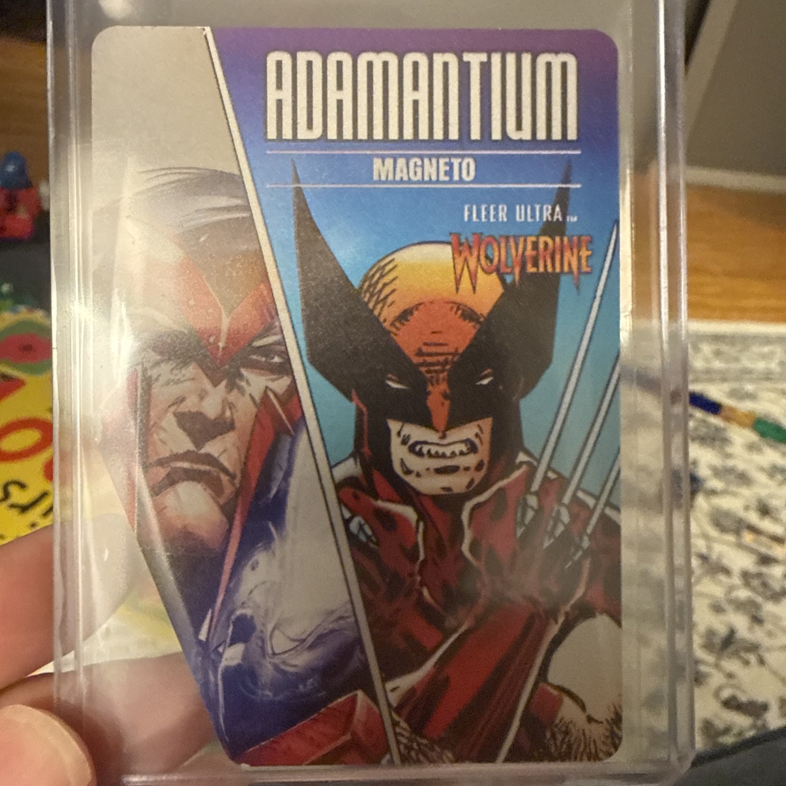 2023 UD Fleer Ultra Wolverine Adamantium MAGNETO