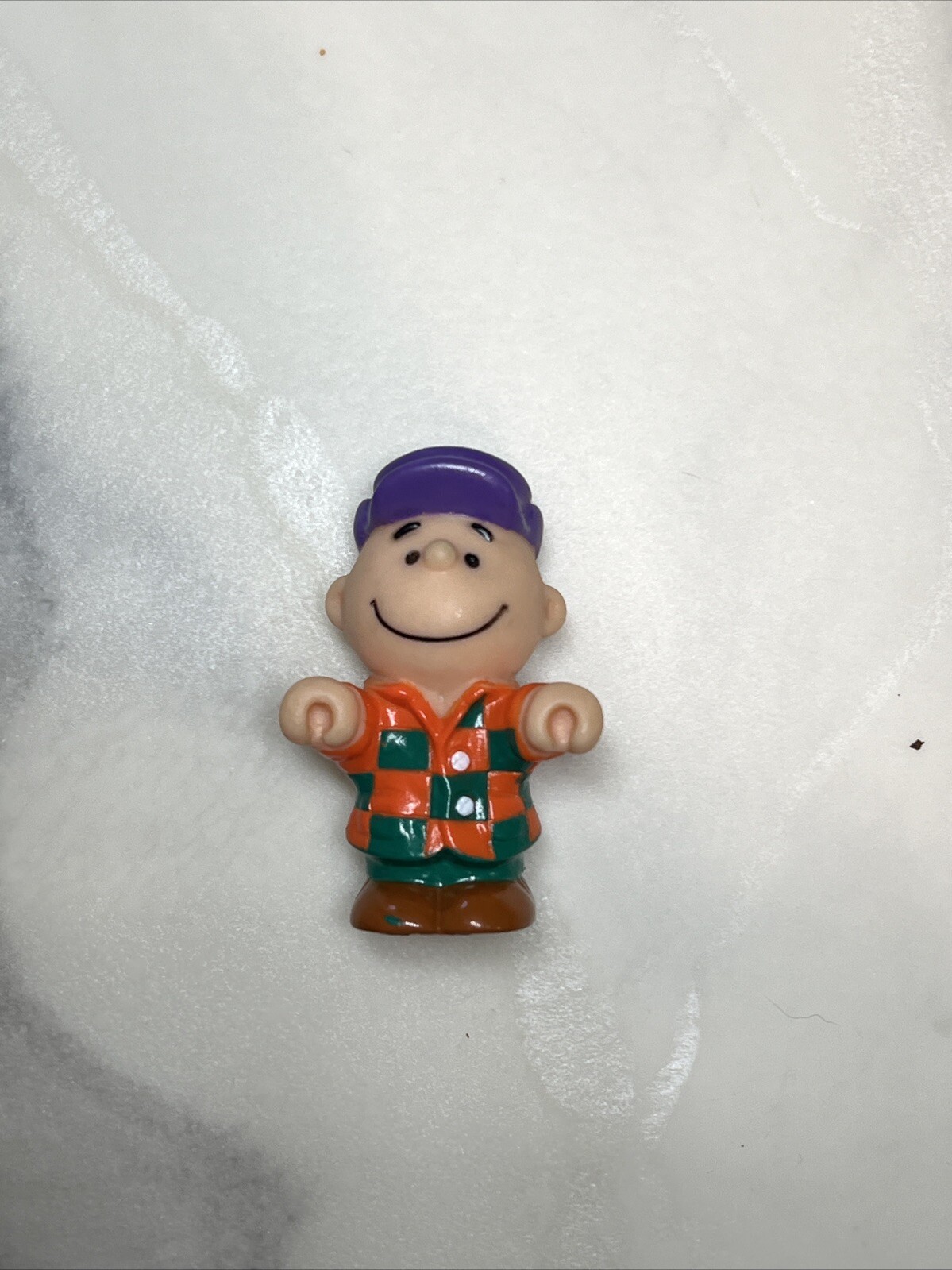 Vintage 1966 Peanuts Charlie Brown PVC Toy Figure ~ United Feature Syndicates
