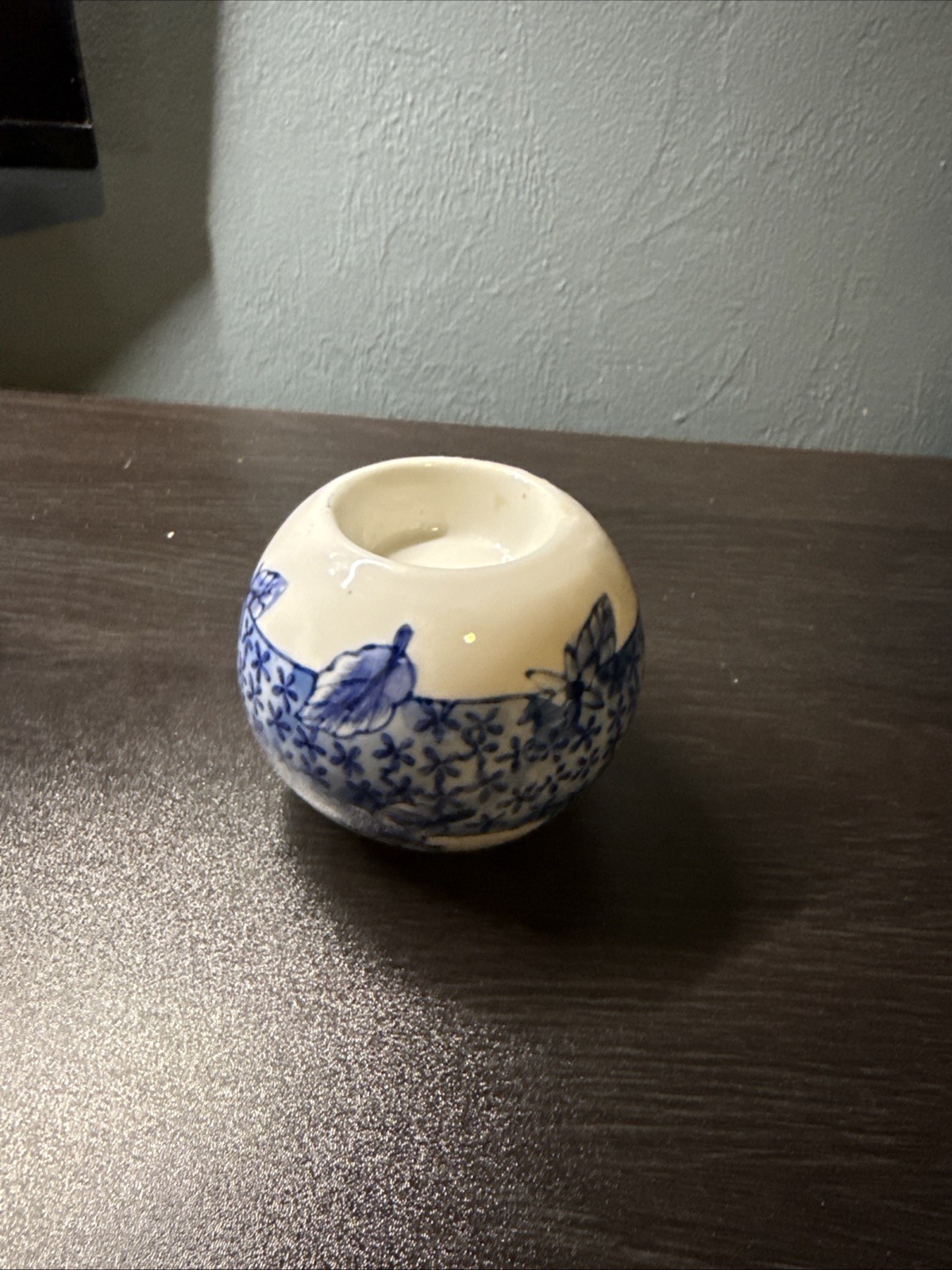 Blue And white Ceramic Tealight Candle Holder 
