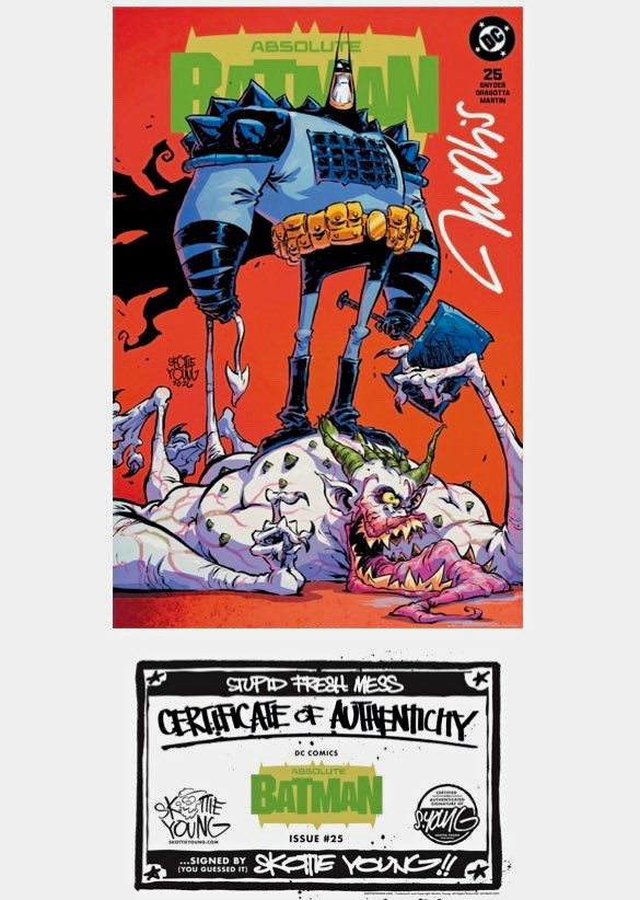Absolute Batman #25 Full Art foil signed by Skottie Young