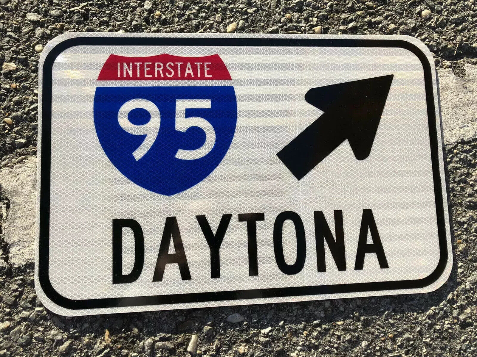 DAYTONA I-95 Highway road sign NASCAR 500 race speedway 12\