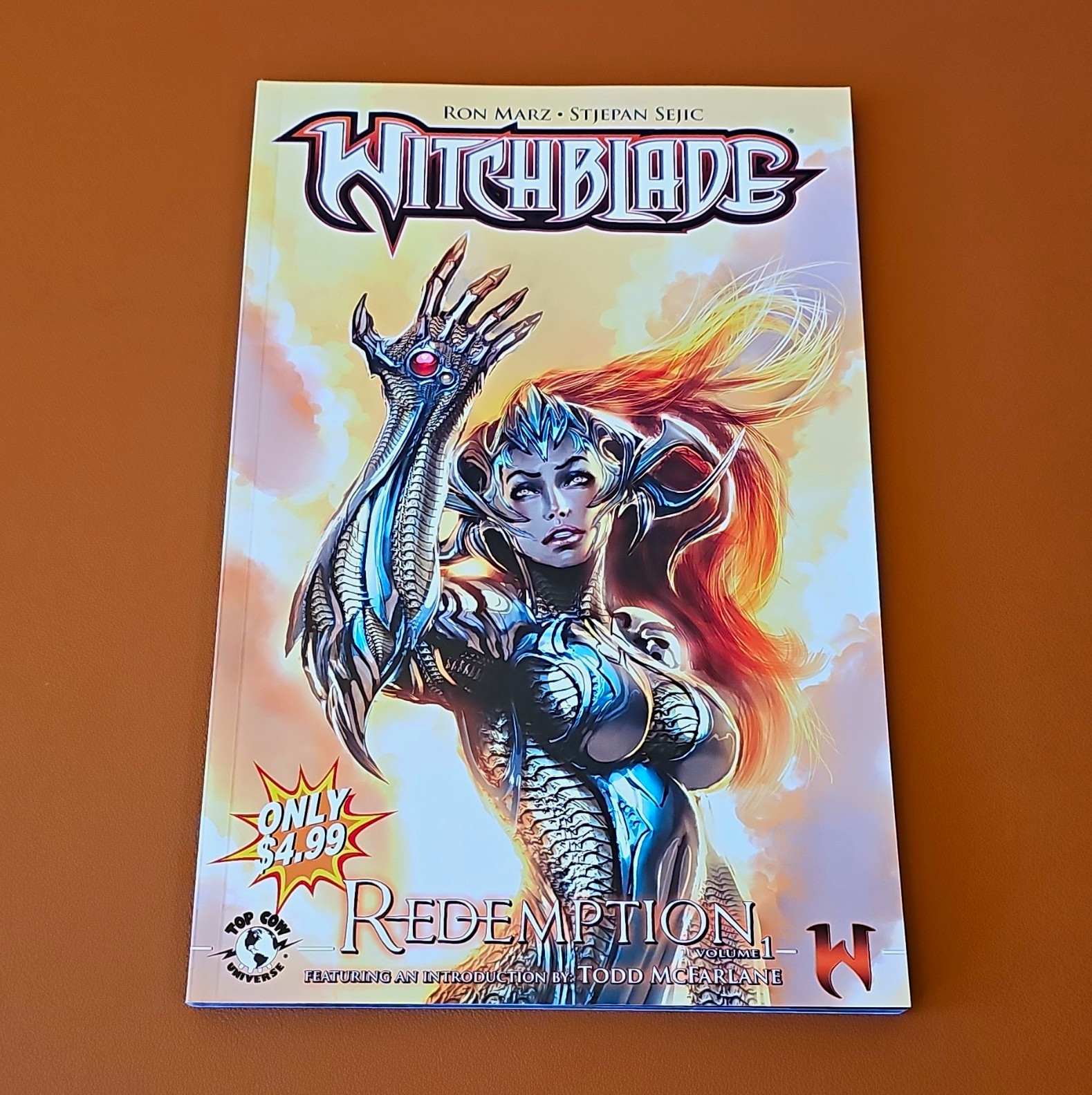 Witchblade Vol 1 Redemption Trade Paperback Graphic Novel Marz Sejic Top Cow