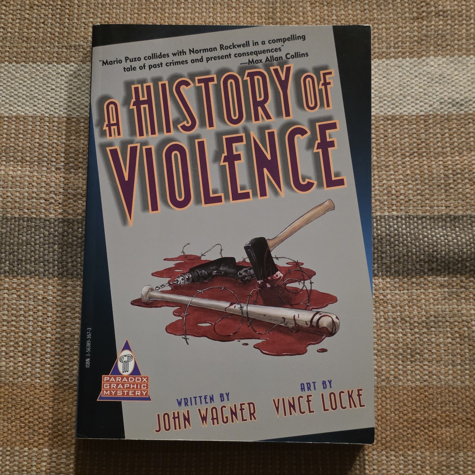 A History of Violence Graphic Novel TPB Paradox Press John Wagner Vince Locke 2p