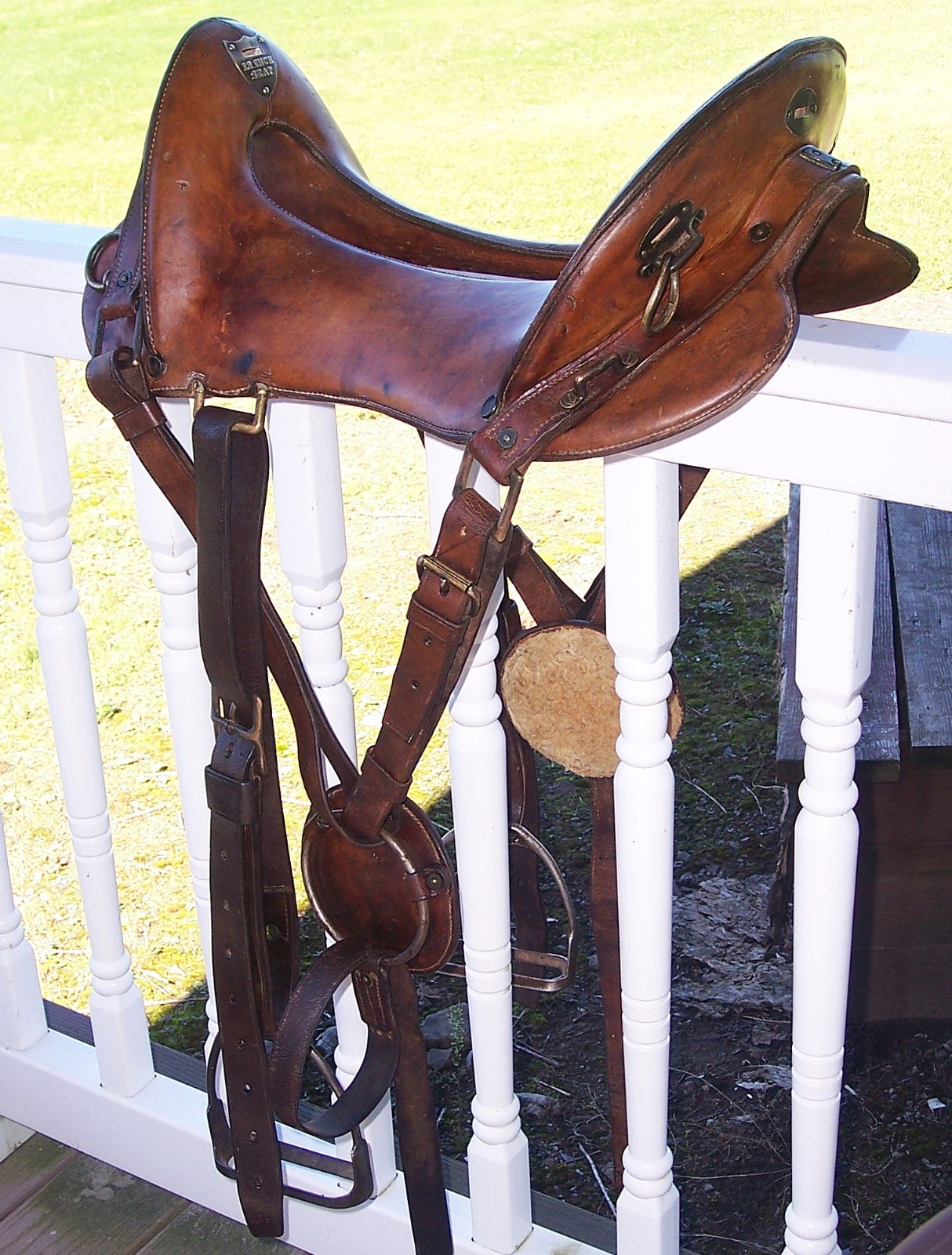 WWI US Army M1904 McClellan Cavalry Saddle RIA 1918 Rare 12\