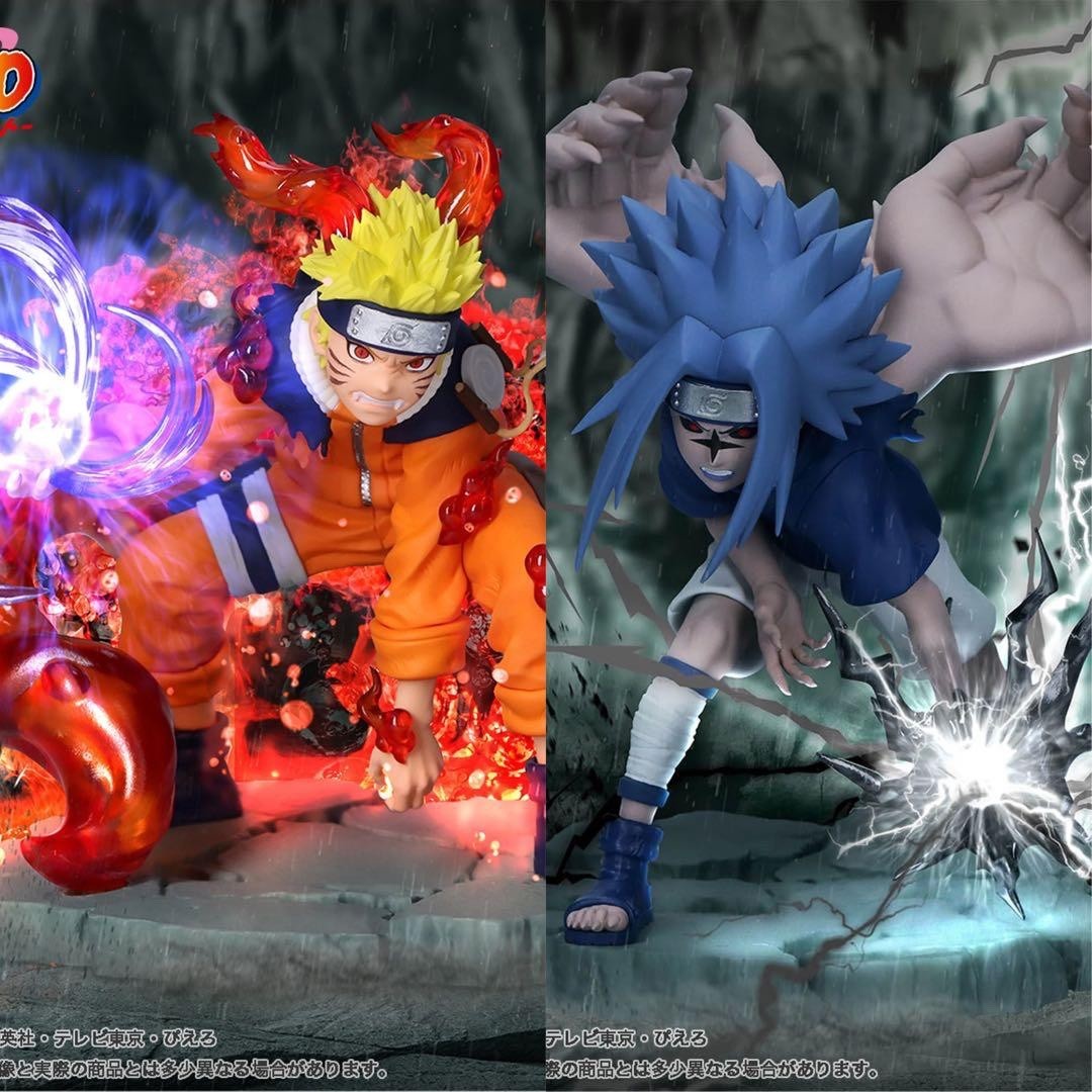 Japan NARUTO Memorable Saga Naruto Uzumaki - Ⅱ & Sasuke Uchiha - Ⅱ Figures NEW
