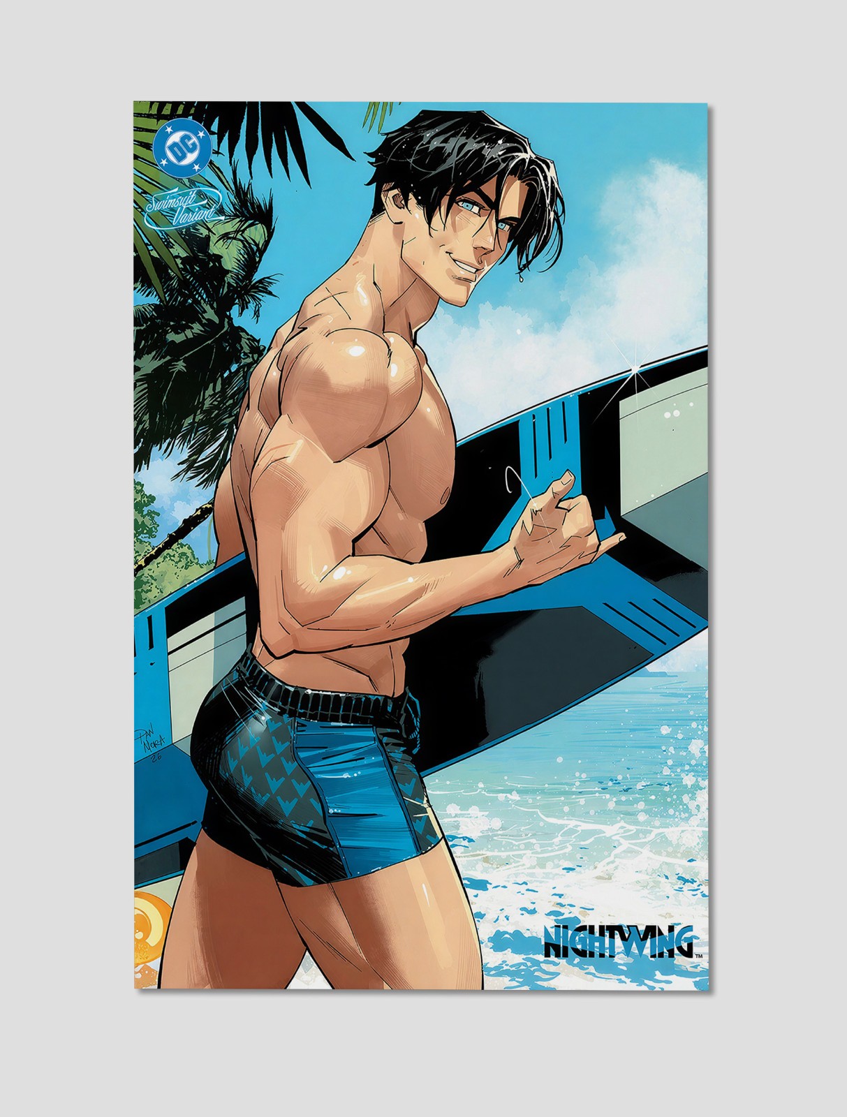 Nightwing #140 Dan Mora Swimsuit Variant Premium Print Poster 11x17 DC Wall Art