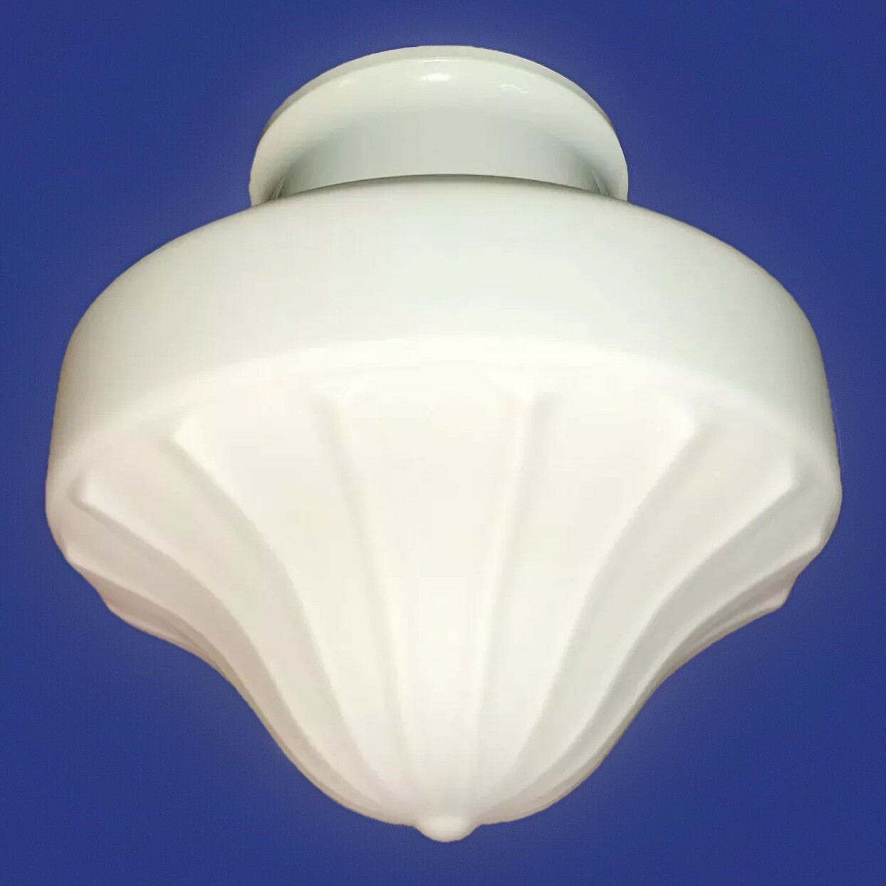 Vtg/Antique 1920's-1930's Art Deco Nouveau Victorian Frosted Acorn Light Fixture