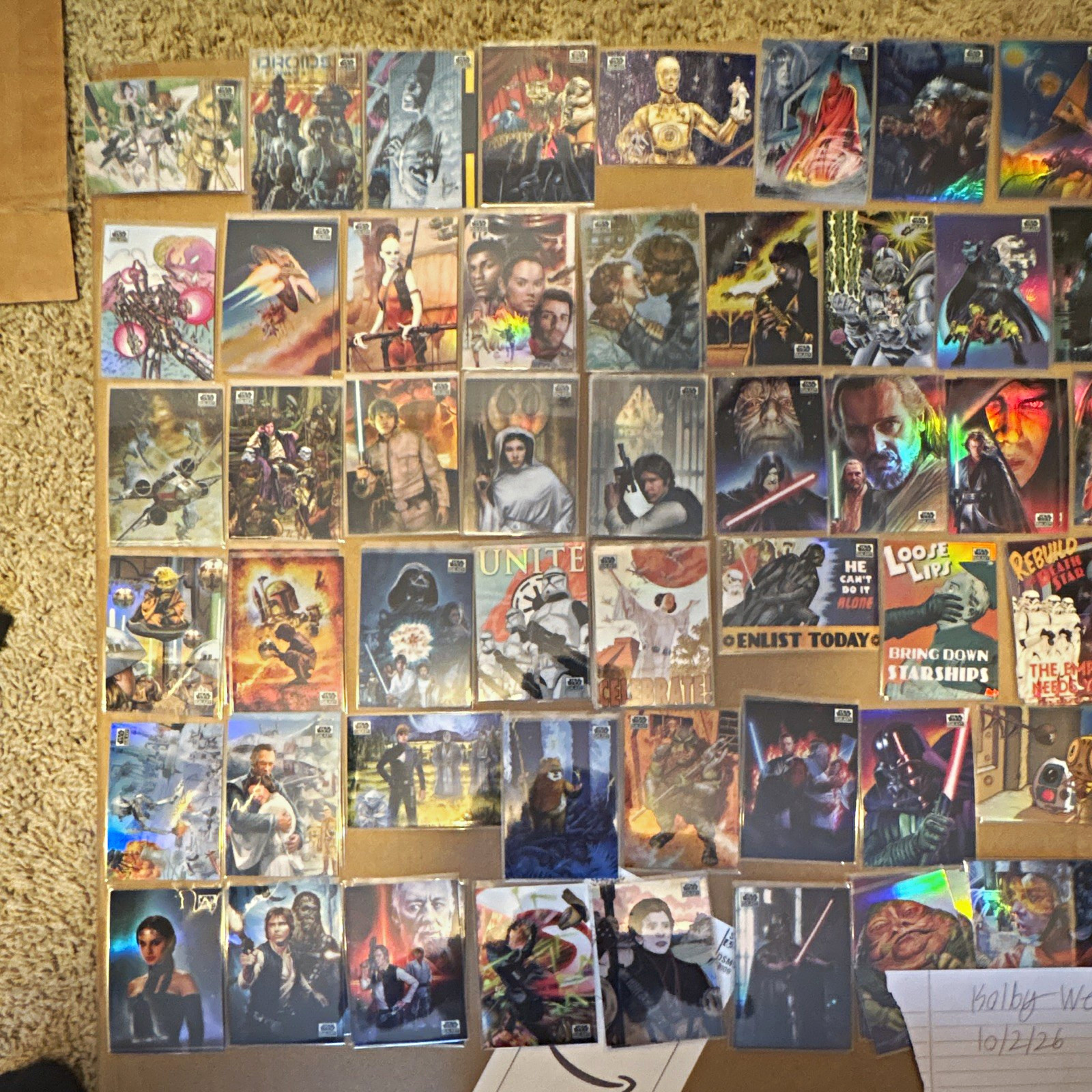 2021 topps star wars galaxy refractor lot 157 cards