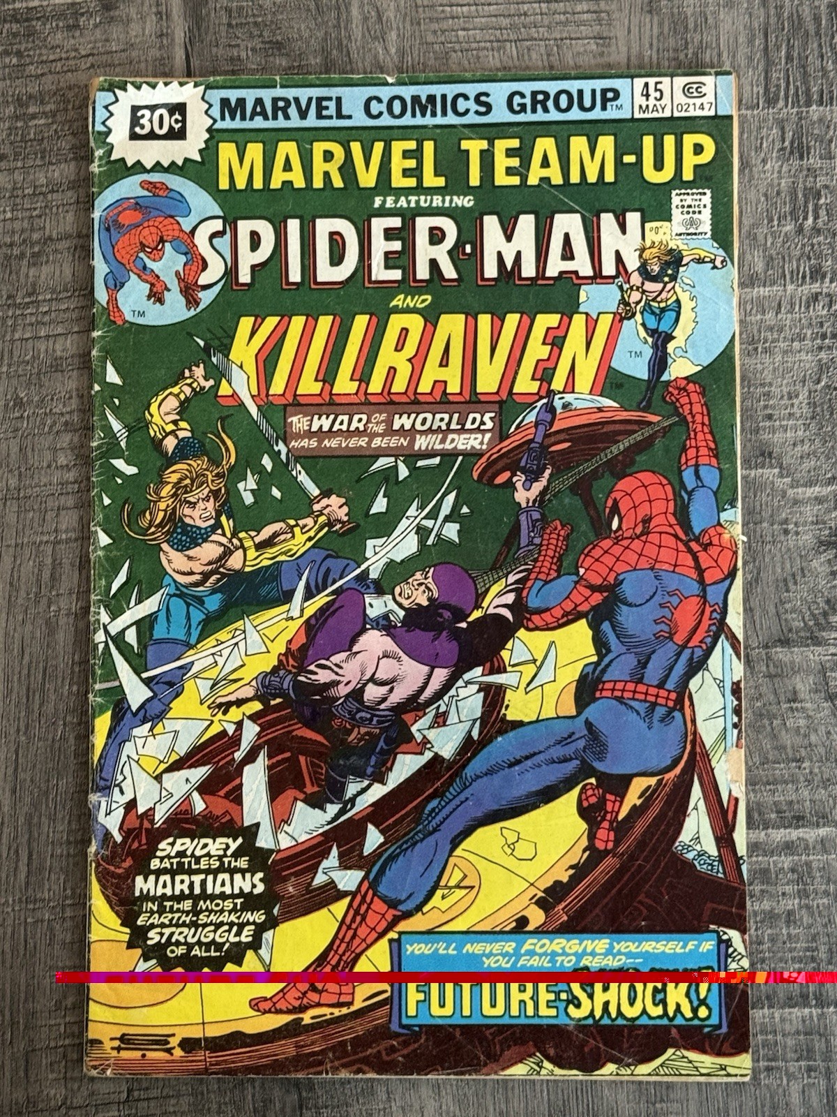 Marvel Team-Up #45 30 Cent Price Variant Spider-Man Killraven 1976 Scarce