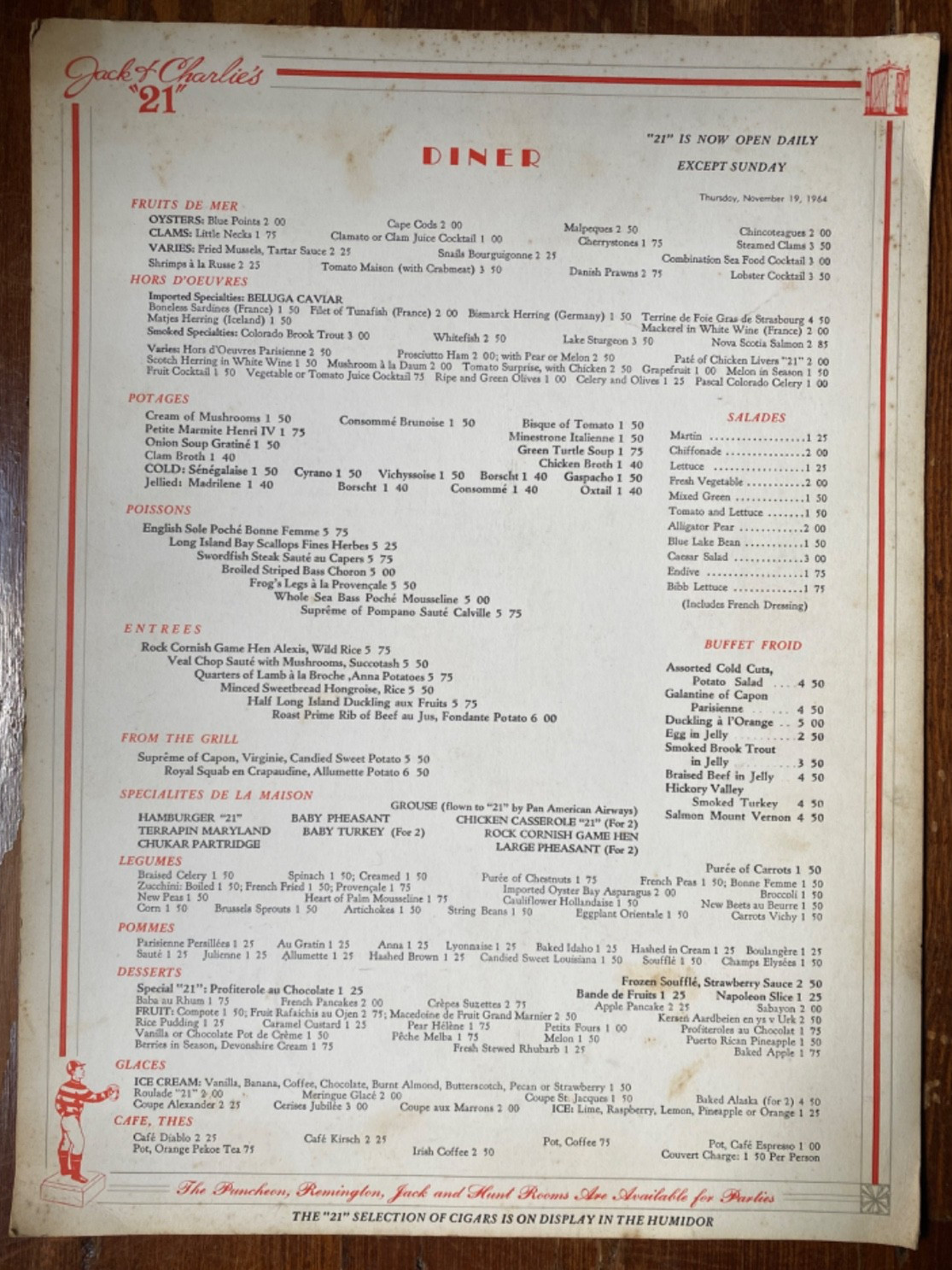 1964 JACK & CHARLIE'S 