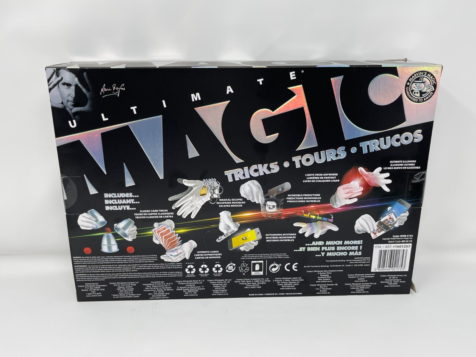 Marvin's Ultimate Magic 400 Tricks Card & Illusions, Mind Reading, + Magical Bag