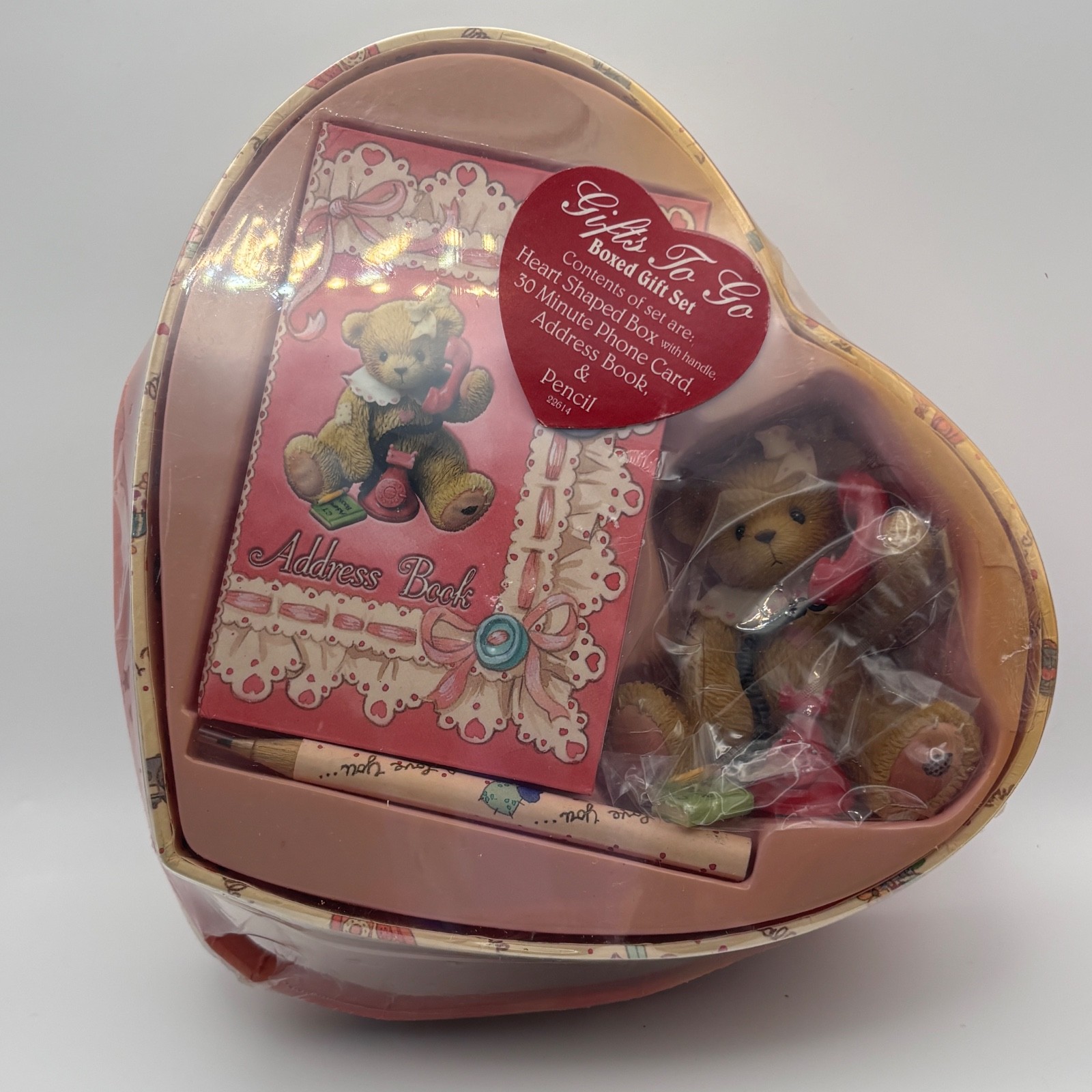 Cherished Teddies Doris Figurine I Just Called to Say I Love You Heart 2000 NOS