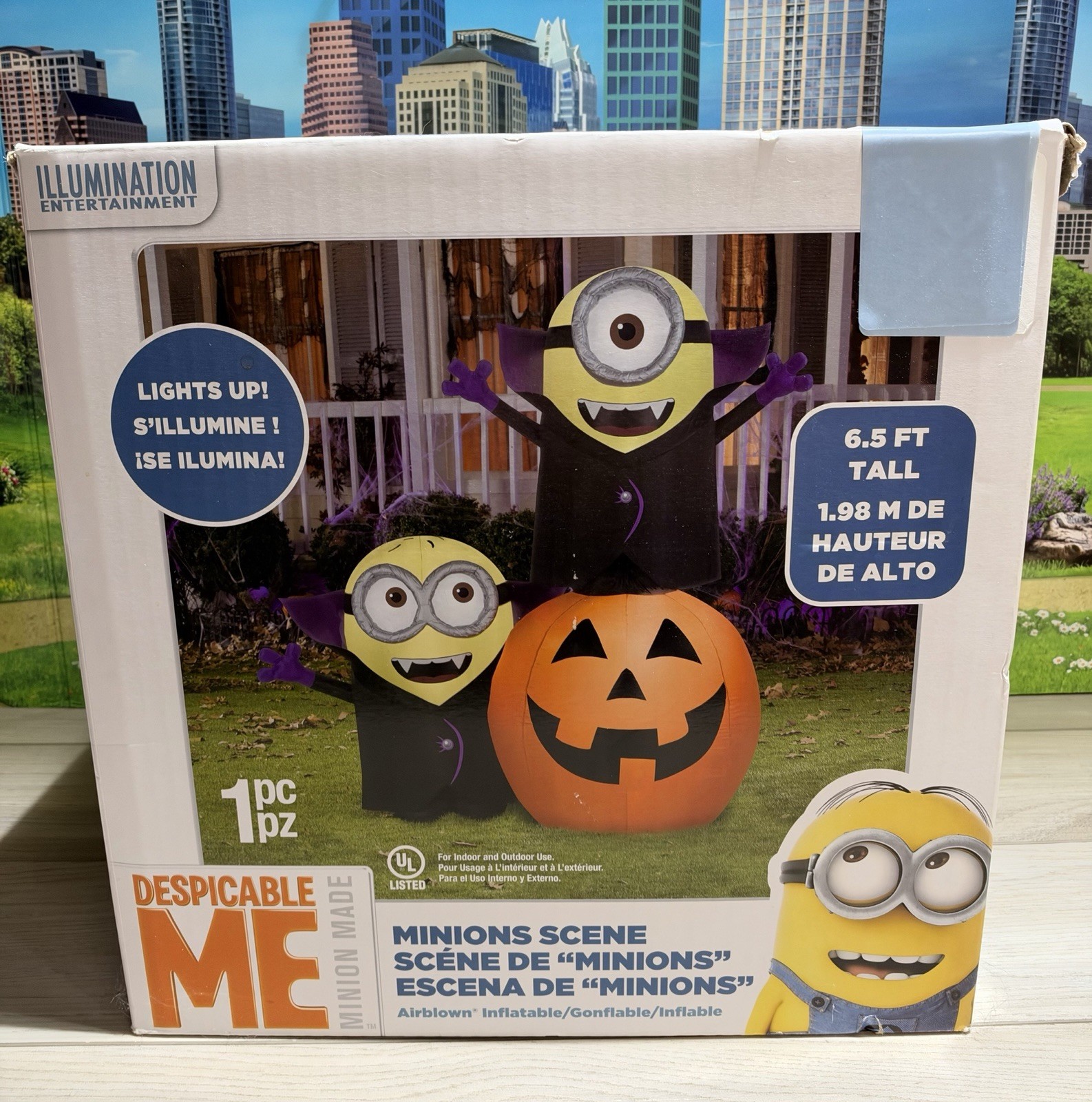 Despicable Me: Minion Made  8.5 Ft Halloween Airblown Inflatable Gemmy