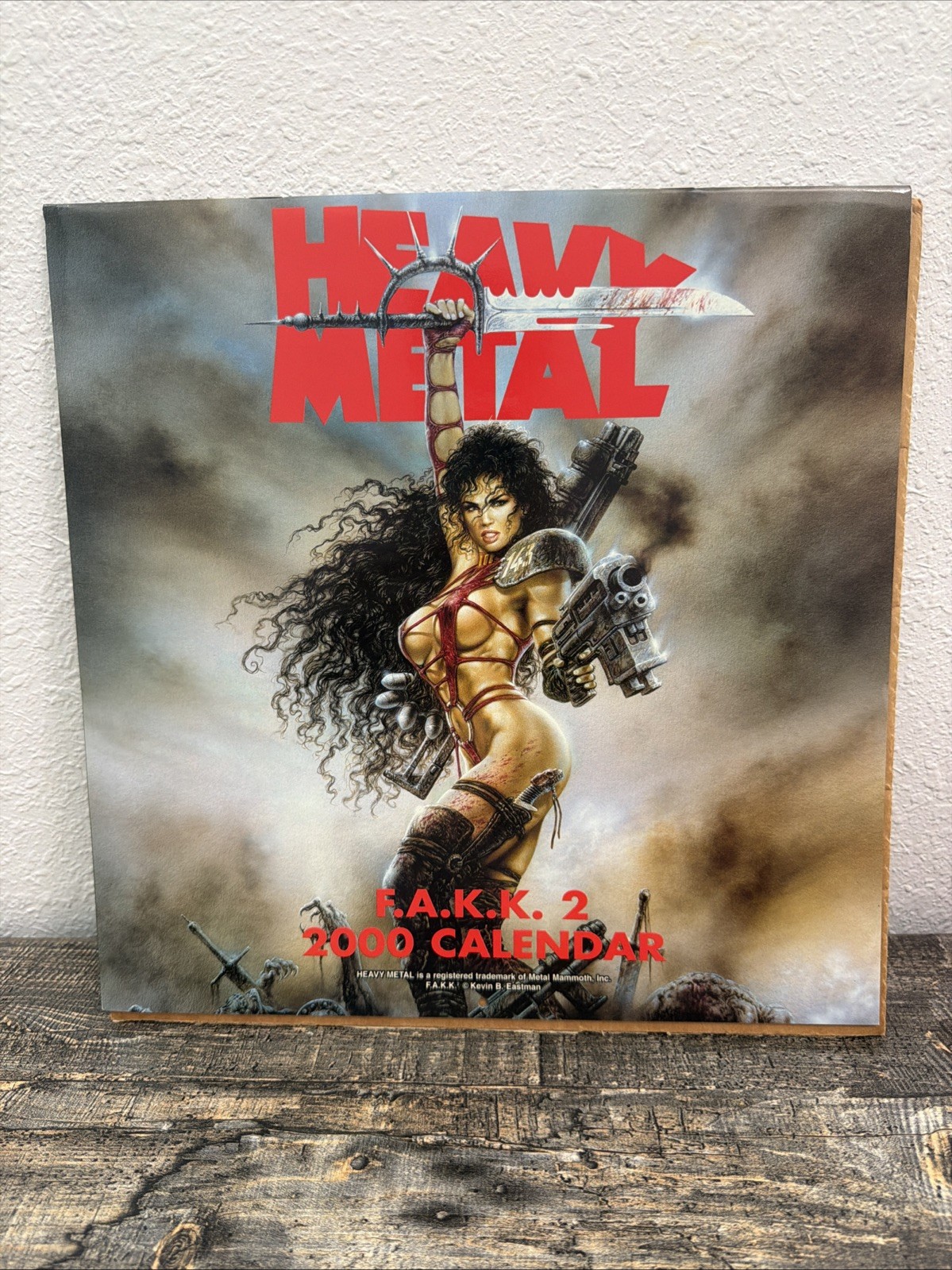 Heavy Metal F.A.K.K. 2 2000 Calendar - Rare Promo - Julie Strain 