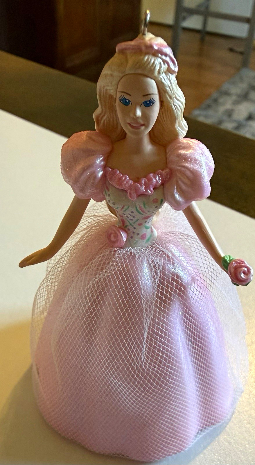 Hallmark Keepsake Springtime Barbie Collector\'s Series Ornament 1996 Pink