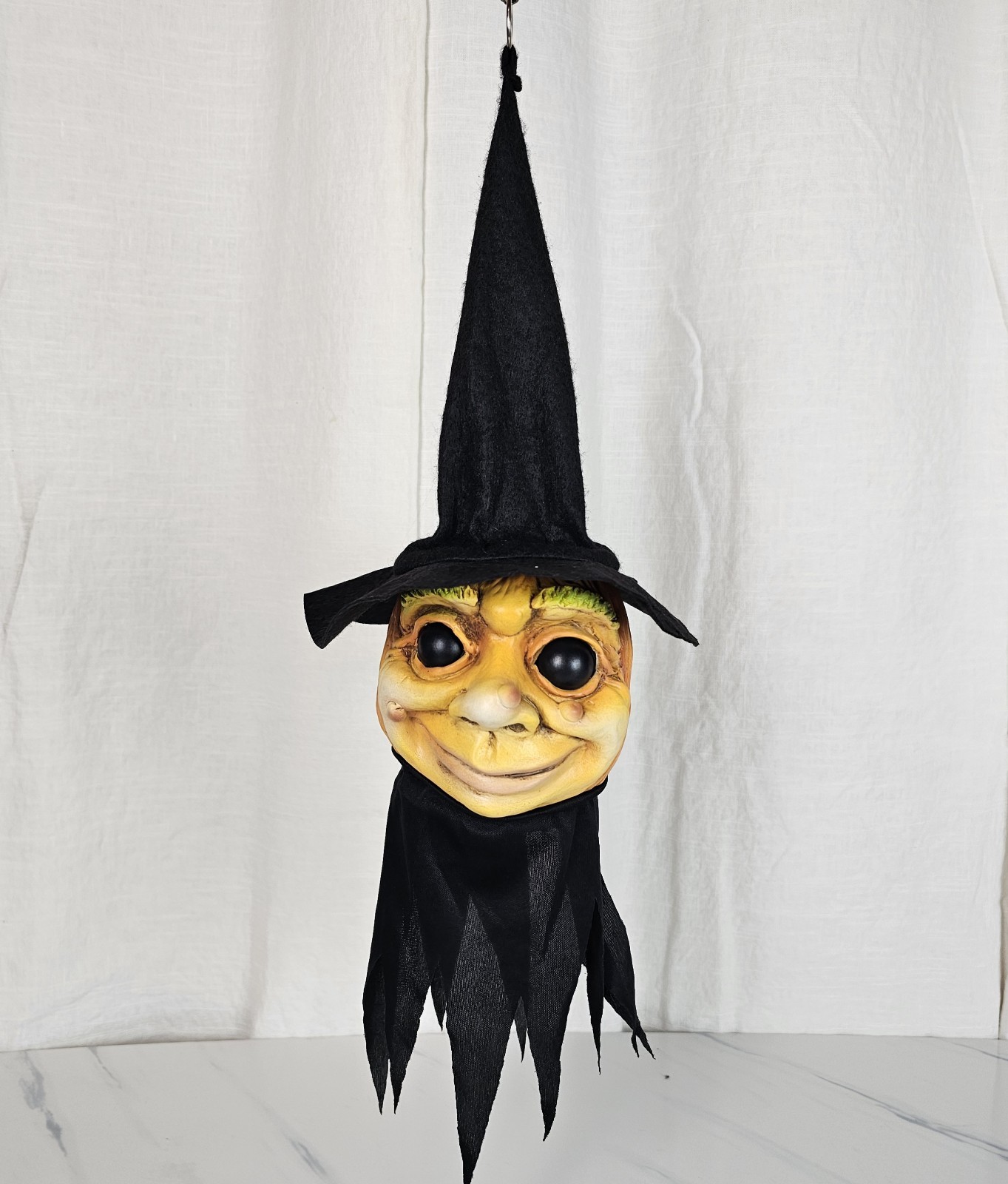 Hanging Jack O Lantern Halloween Decor Light Up Motion Activated Scary Noises
