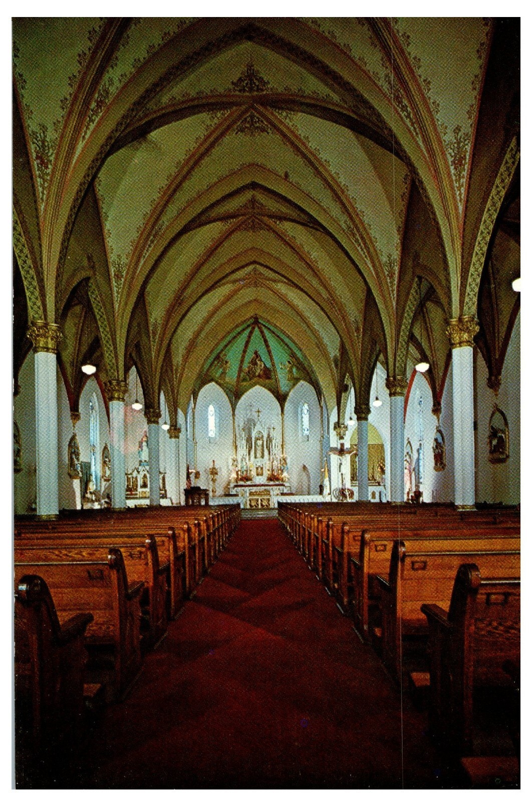 POSTCARD VTG Historic St Joseph Catholic Church MEMPHIS TN  6