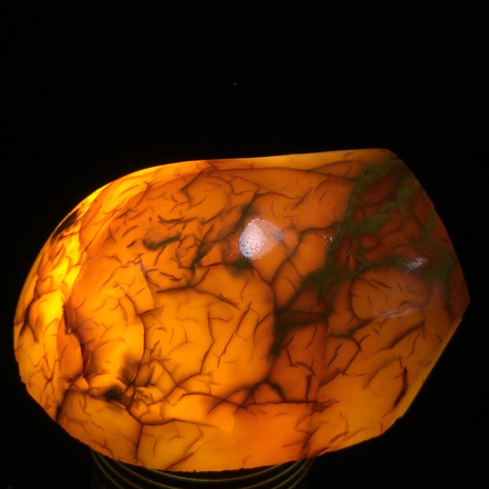 418g Natural Beautiful Patterned Agate Love Geode Agate Reiki