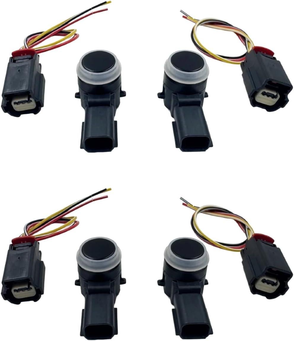 4Pcs Bumper Park Assist Object Sensor with Connector Fit for Cadillac for Chevy 4Pcs Bumper Park Assist Object Sensor with Connector Fit for Cadillac for Chevy
