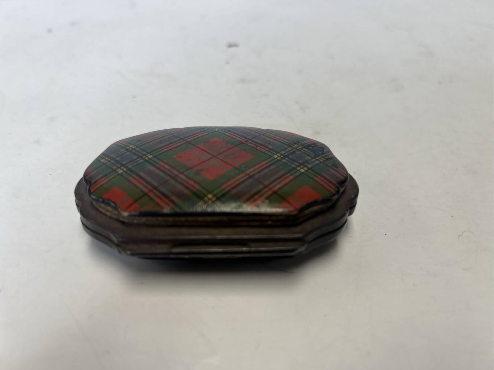 Antique Tartanware Accordion Coin Purse Clan Stuart