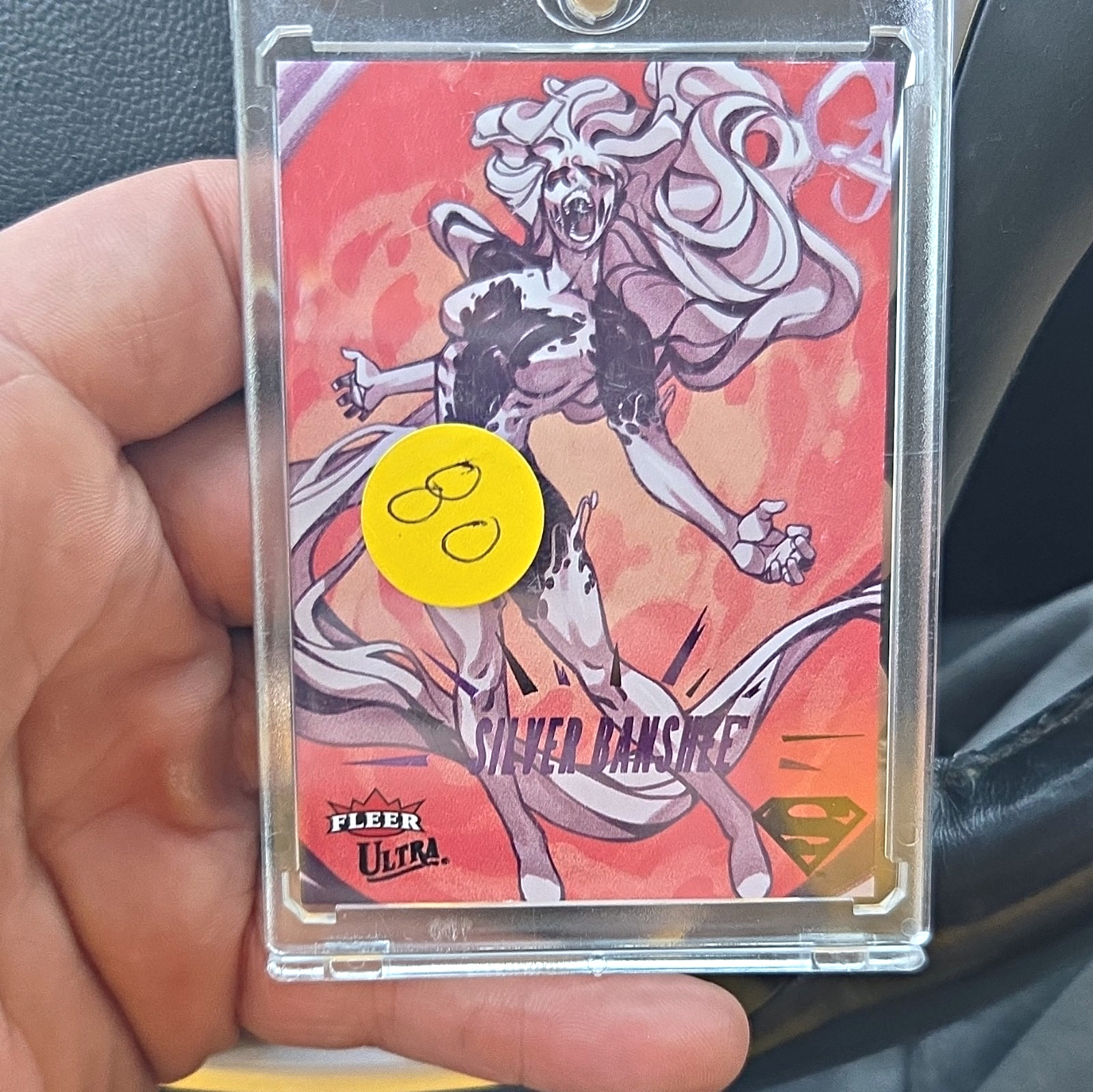 Fleer Ultra 1996 Superman Black Mercy Insert #87 Silver Banshee 5/9 Card