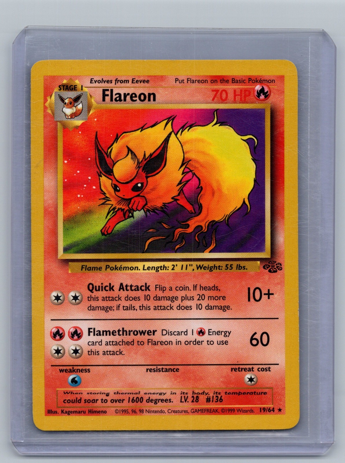 (NM) Flareon 19/64 - Pokemon Jungle
