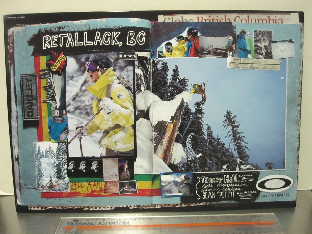 OAKLEY 2008 Tanner Hall Ski dealer counter display standee NEW old stock