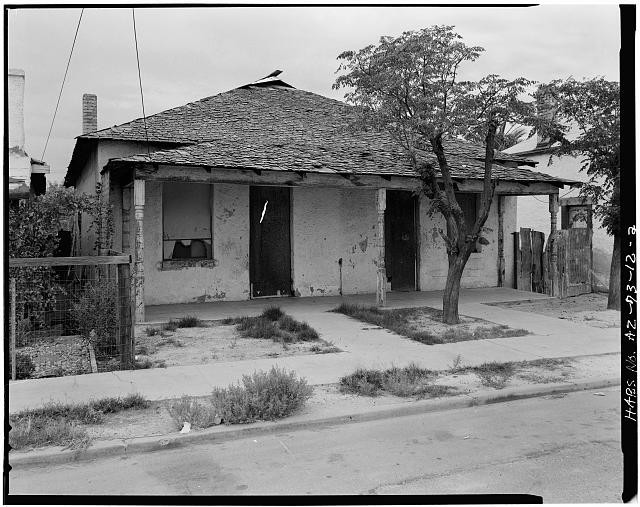 Photo:Tucson Arizona 1911 500-502 S Convent Ave Adobe House HABS