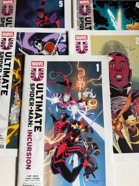 Ultimate Spider-Man: Incursion #1-5 COMPLETE SERIES Marvel 2025 Miles Morales