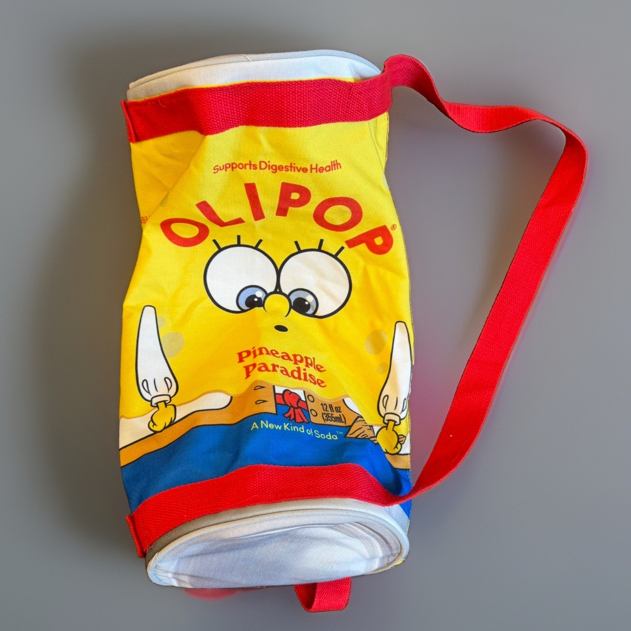 Rare OLIPOP x SpongeBob SquarePants Promotional Duffel Pineapple Paradise
