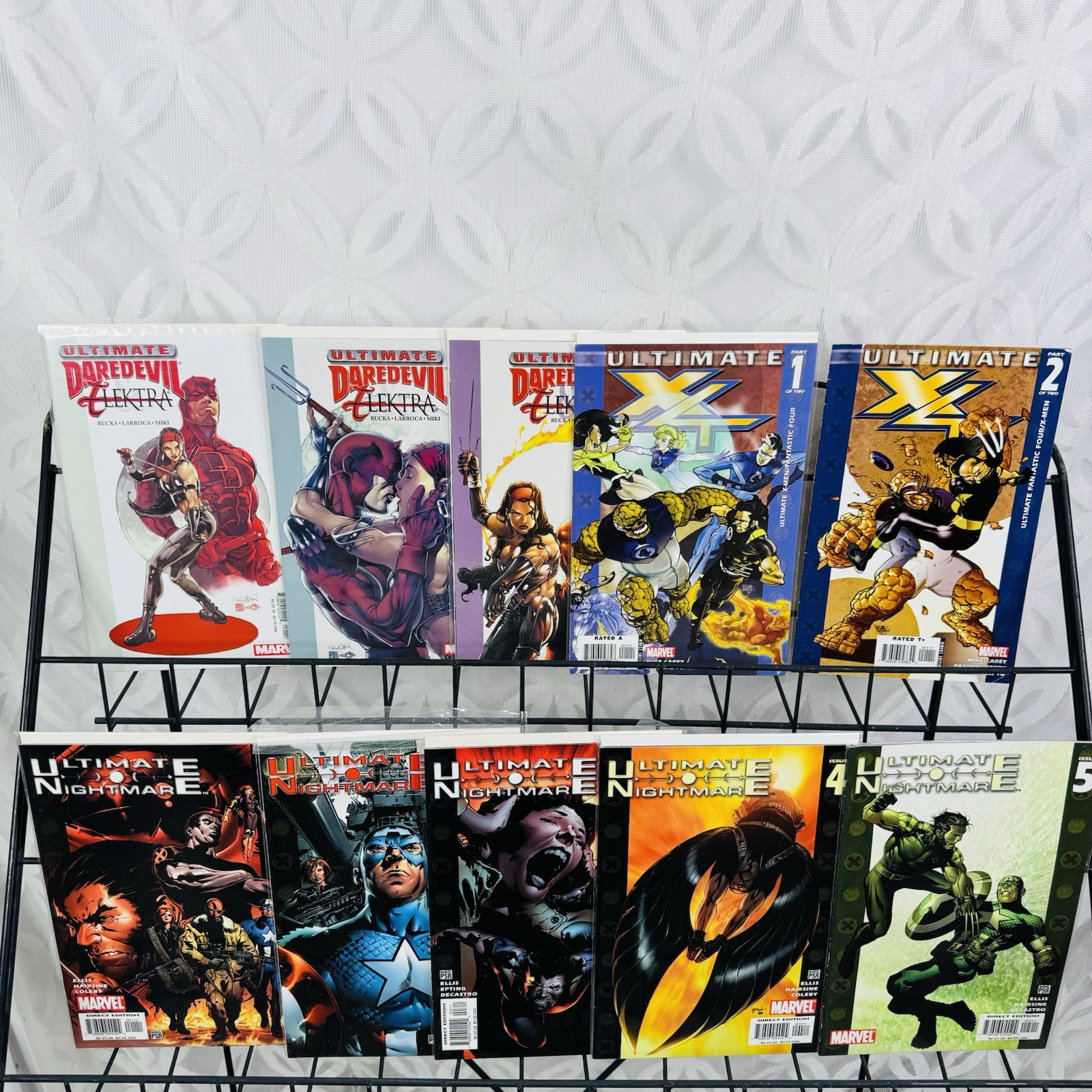 Ultimate Nightmare 1-5 Daredevil Elektra 1-3 & X4 1-2 Lot X-Men FF Avengers