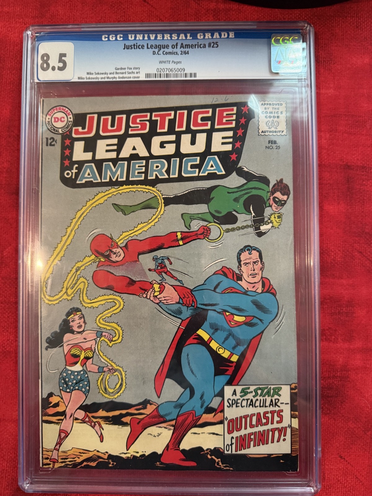 Justice League of American #25 - CGC Graded 8.5 (VF+)