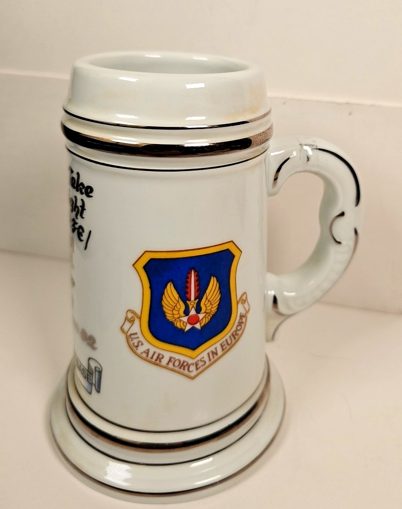 Vintage USAF in Europe Ramstein Air Base Stein Germany HQ USAFE LGMA 9-80-6-82