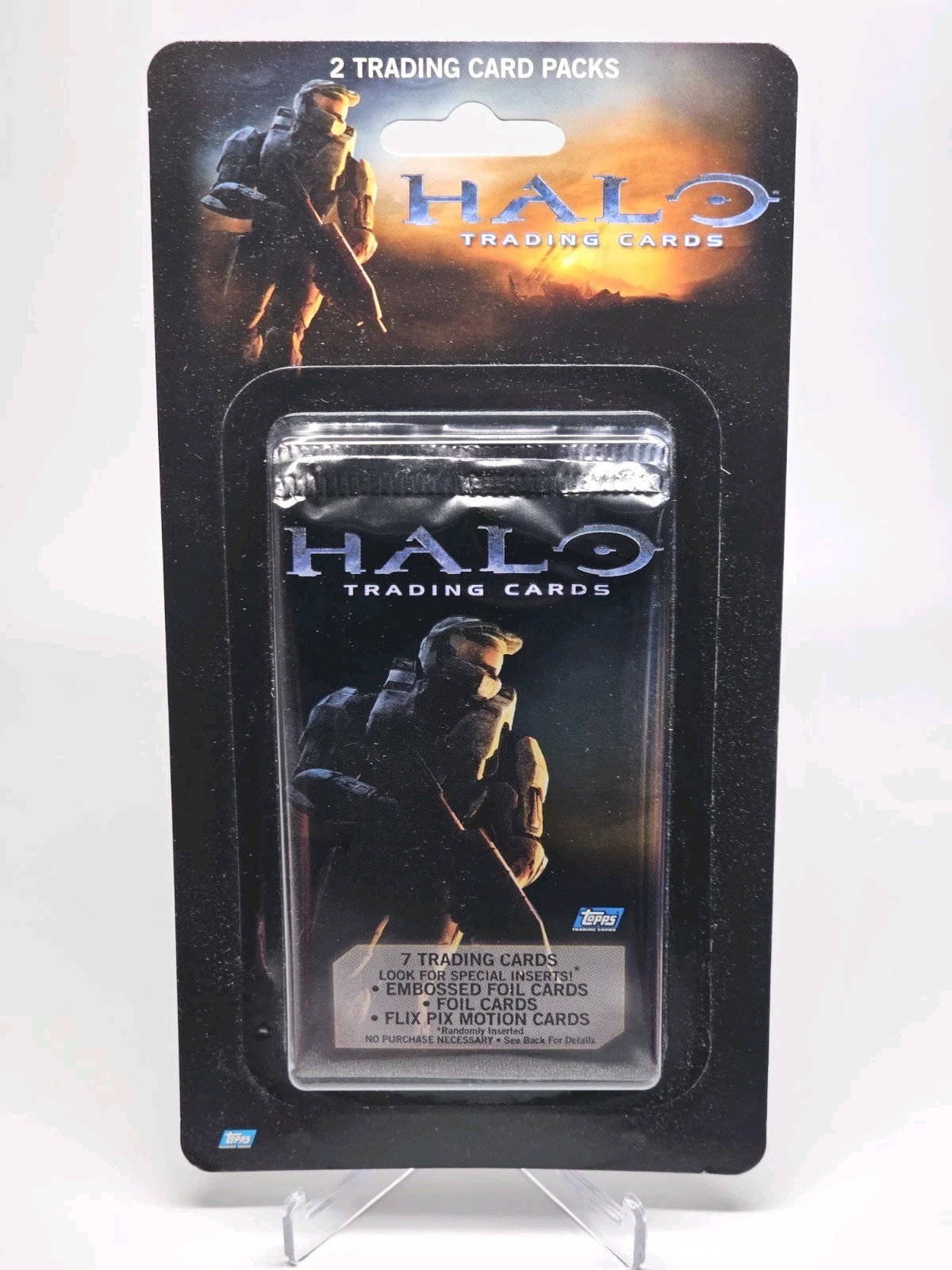 2007 Topps Halo 3 Trading Cards 2 Booster Pack Blister - New, Factory Sealed