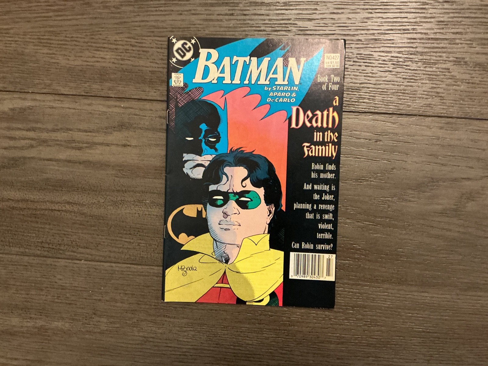 Batman #427 Newsstand Variant (DC Comics Winter 1988)