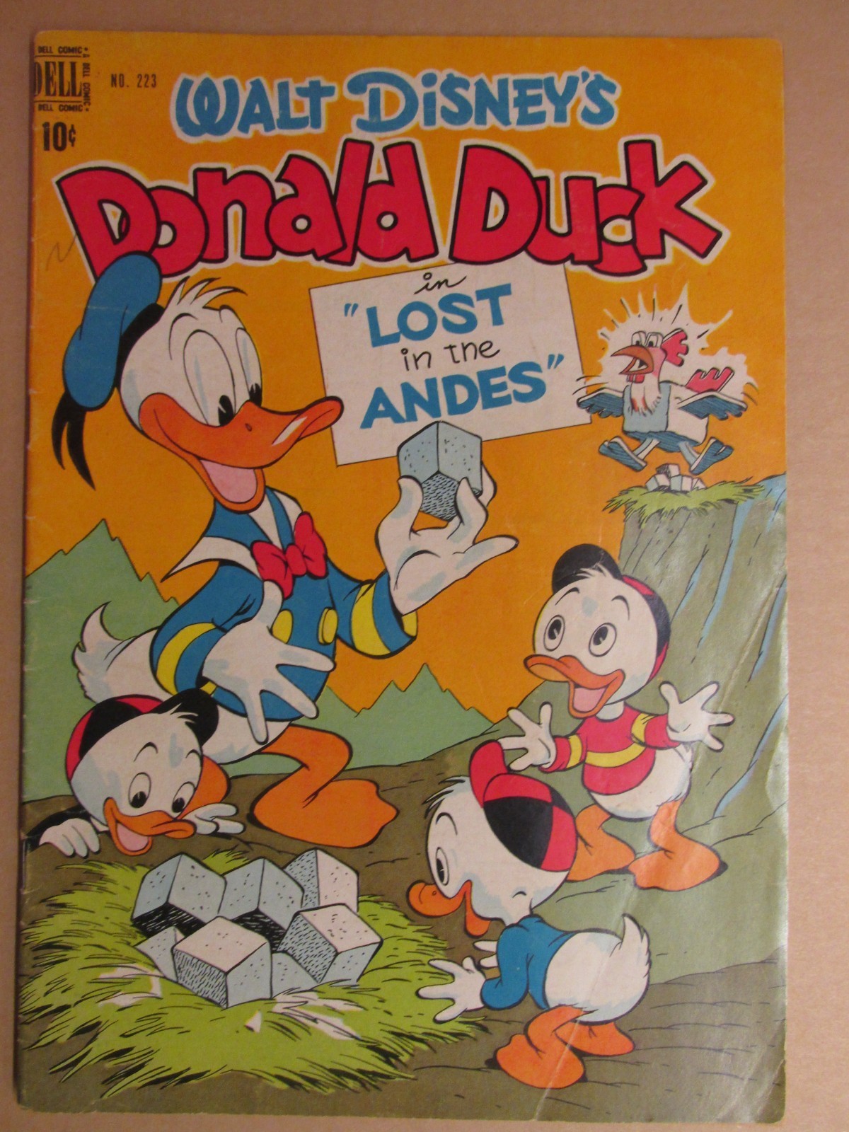 Donald Duck Four Color #223 VG 4.0 Lost in the Andes Carl Barks 1949