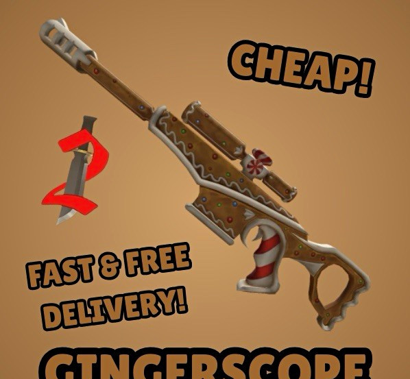 Roblox MM2 Gingerscope (2023) Holiday Christmas FX Virtual Item
