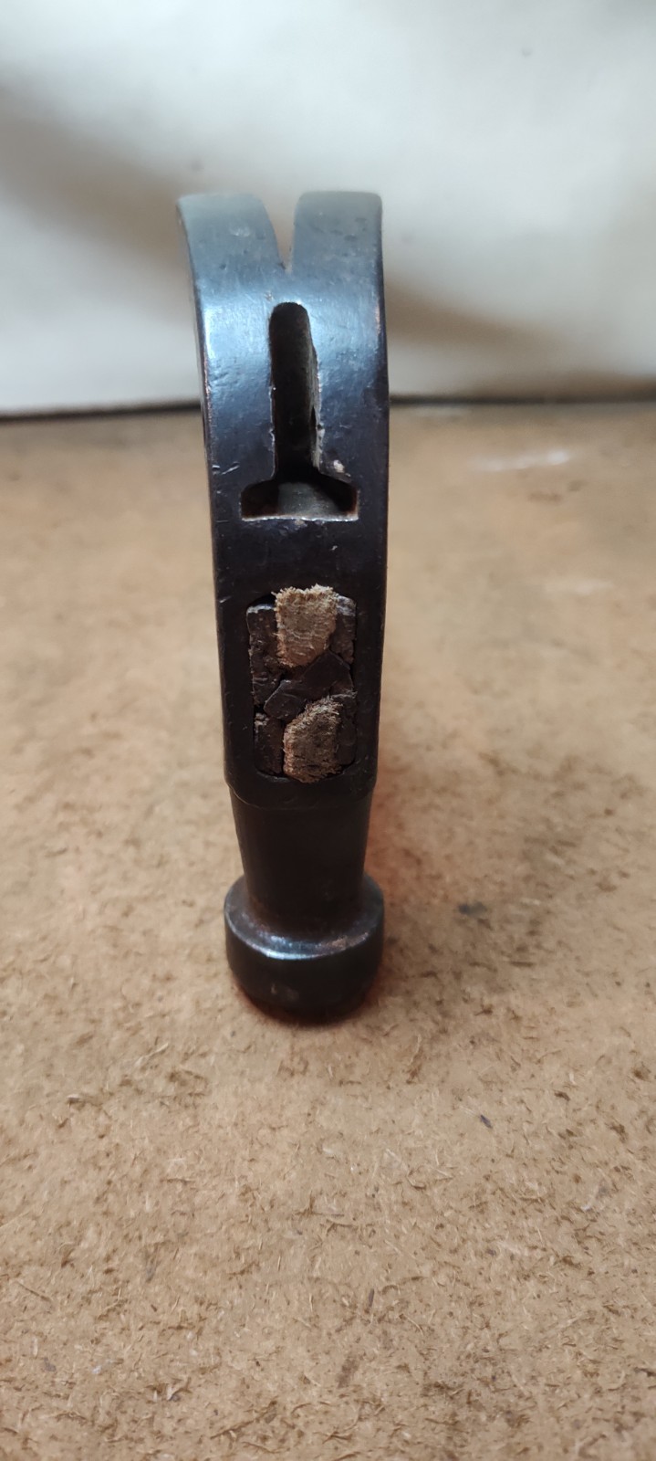 Antique Vintage Cheney Ball Bearing Nail Holding Claw Hammer w/ Original Handle