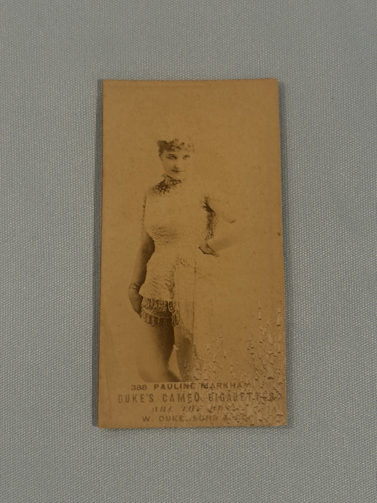 1888 N78 Duke's Cigarettes Actors and Actresses Pauline Markham #388 PR
