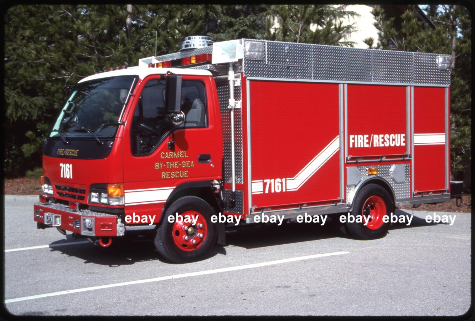 Carmel By The Sea CA GMC Rescue Fire Apparatus Slide