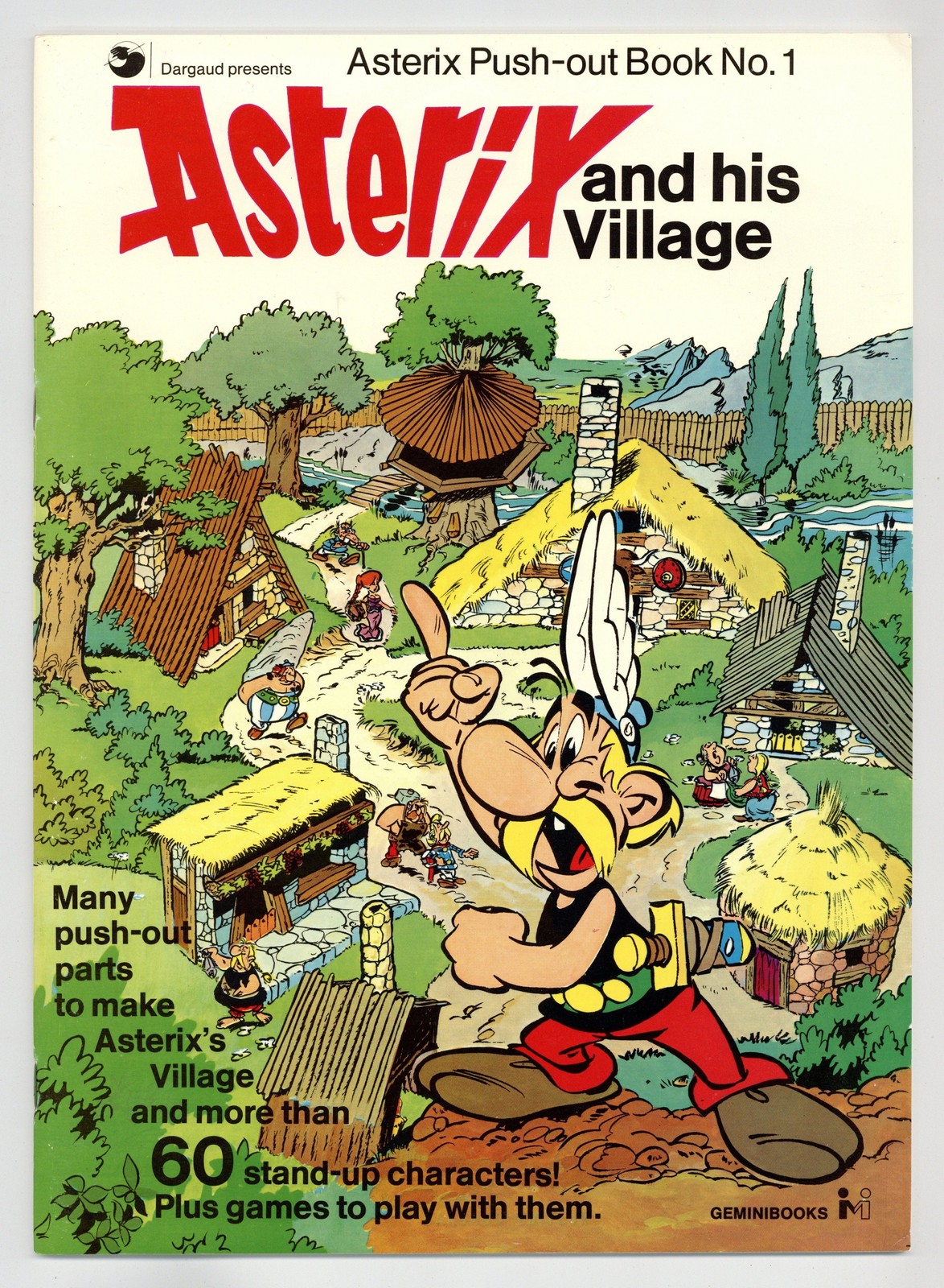Asterix Push-Out Book #1 VF+ 8.5 1976