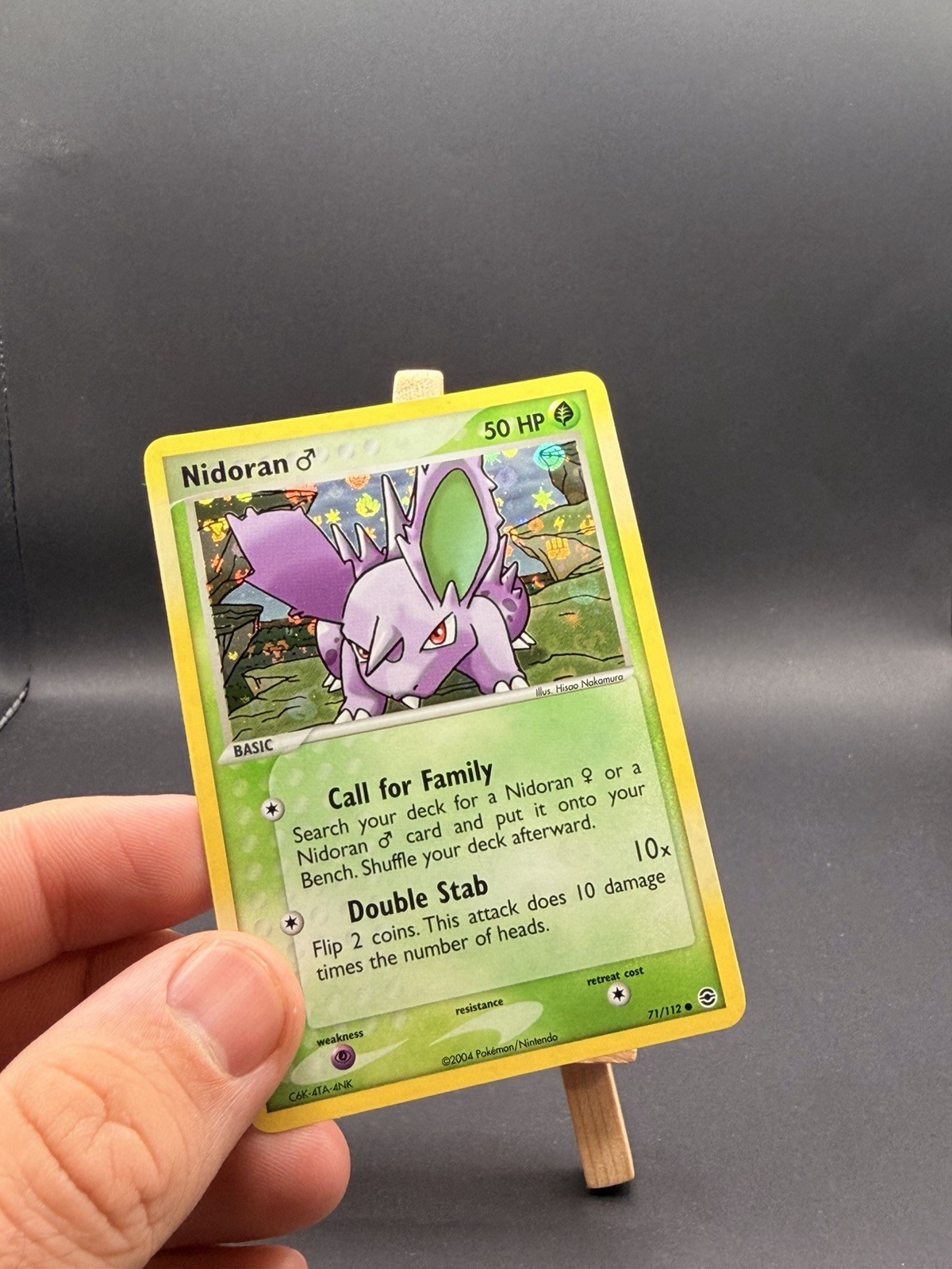 Nidoran M Reverse Holo Common FireRed & LeafGreen 71/112 NM
