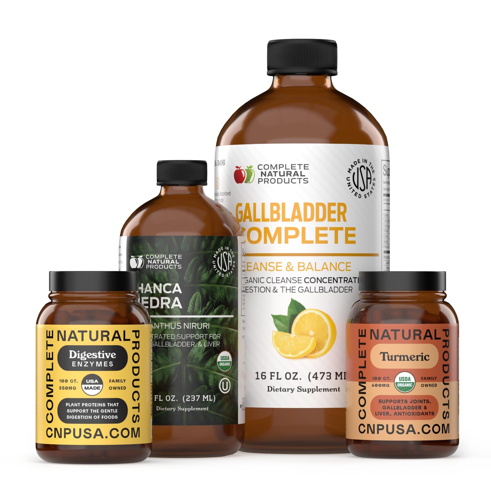 Complete Natural Products CNP Gallbladder Stone Breaker Bundle