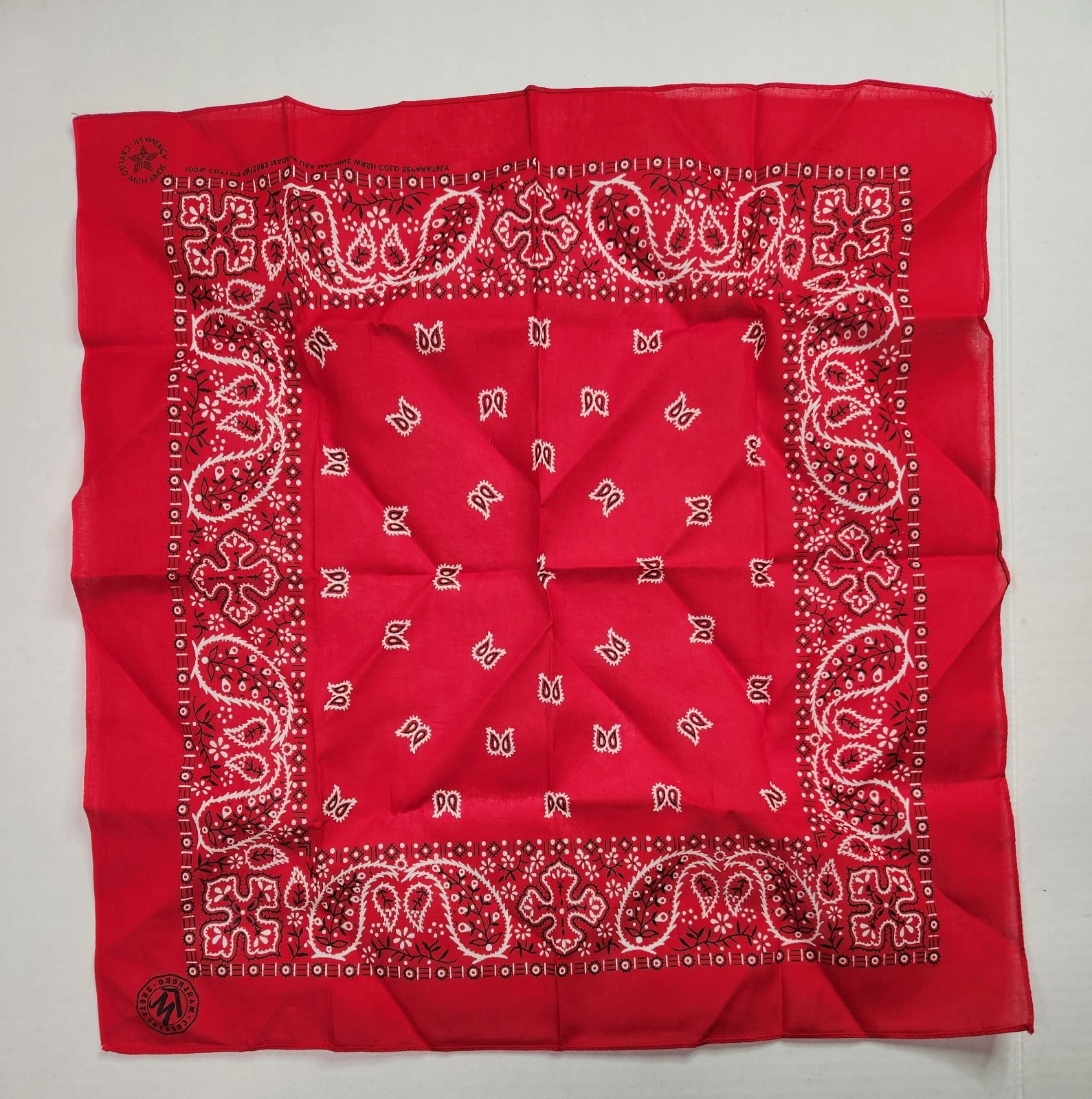 Vintage Marlboro Country Store Red Paisley Bandanas NWOT