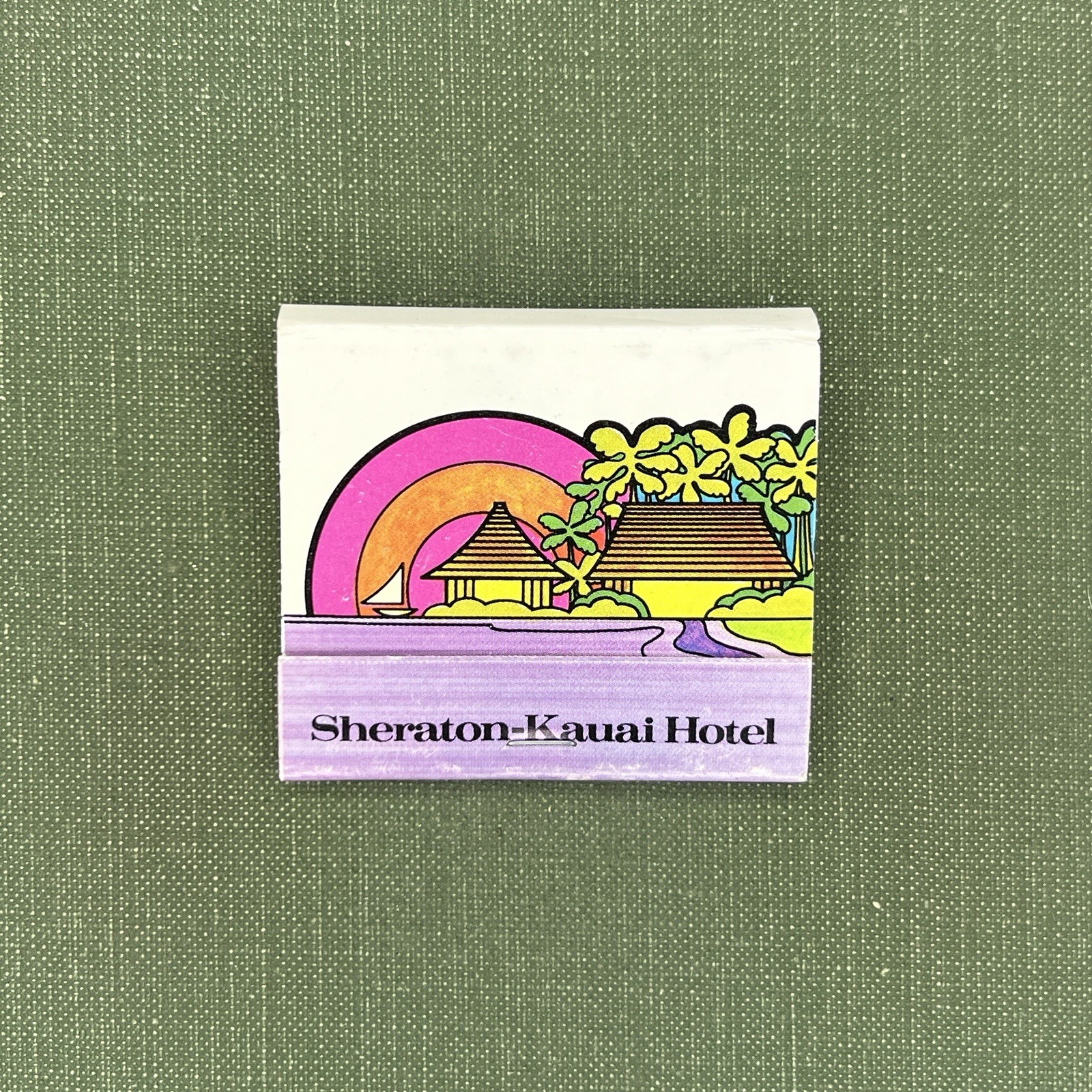 Sheraton Kauai Hotel Hawaii Rare Vintage Matchbook Matches Unstruck