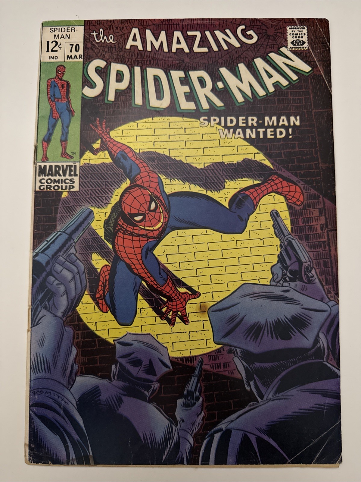 The Amazing Spider-Man #70 (Marvel Comics 1969) 🔑 KEY ISSUE 🔥G/VG Condition