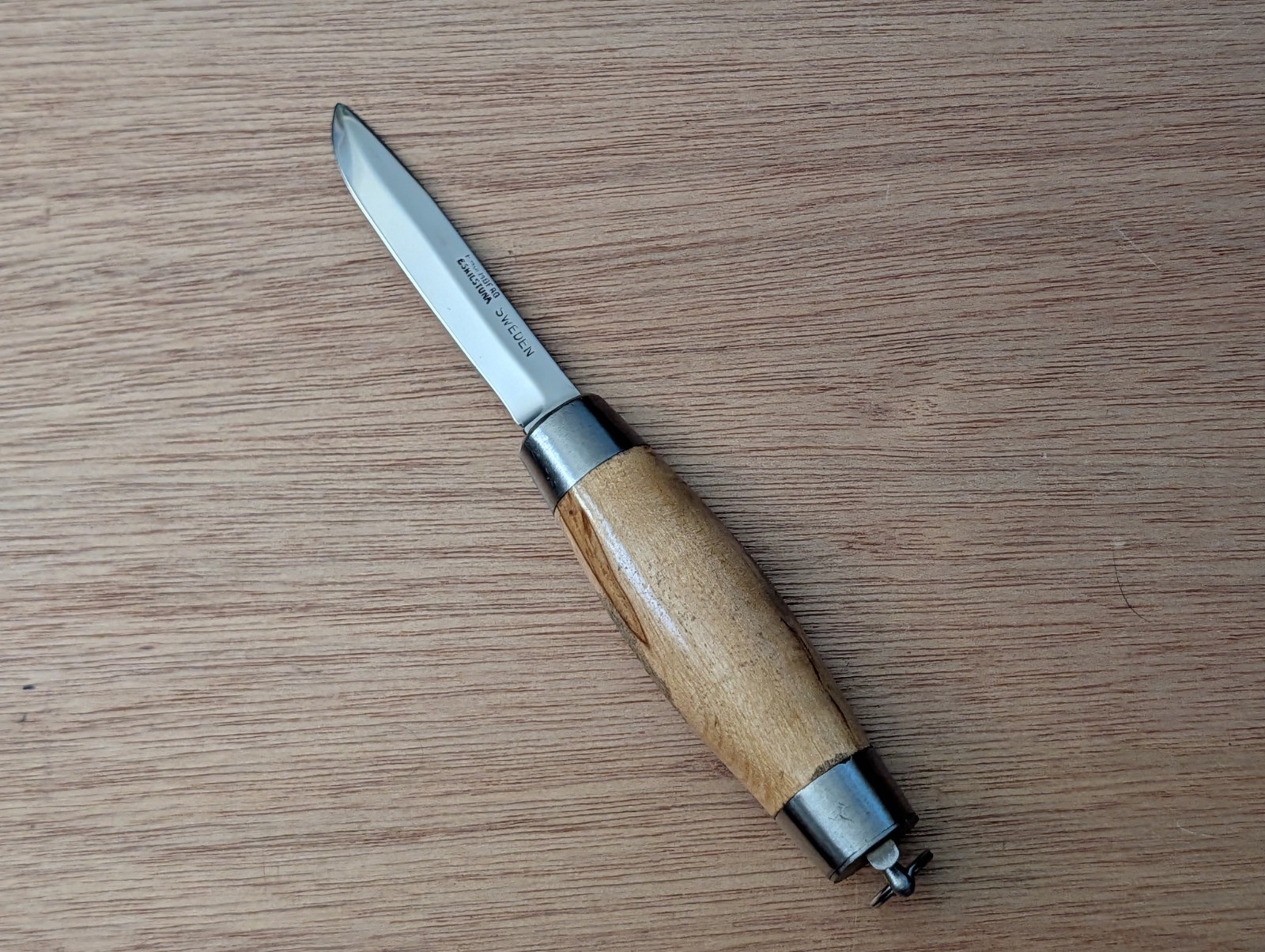 Vintage AB P Holmberg Swedish Barrel Knife MINT Possibly never used? Rare