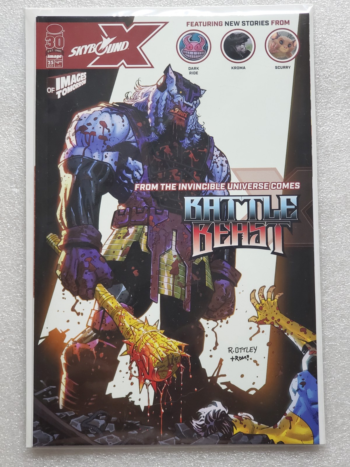 Skybound X #25 (2022) Battle Beast Cover A Invincible Universe